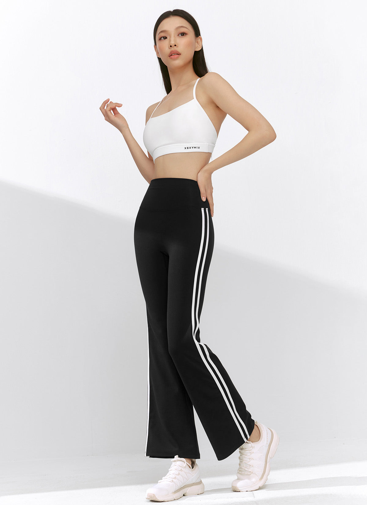 [1+1] Comfort Track Line Boots Cut Leggings