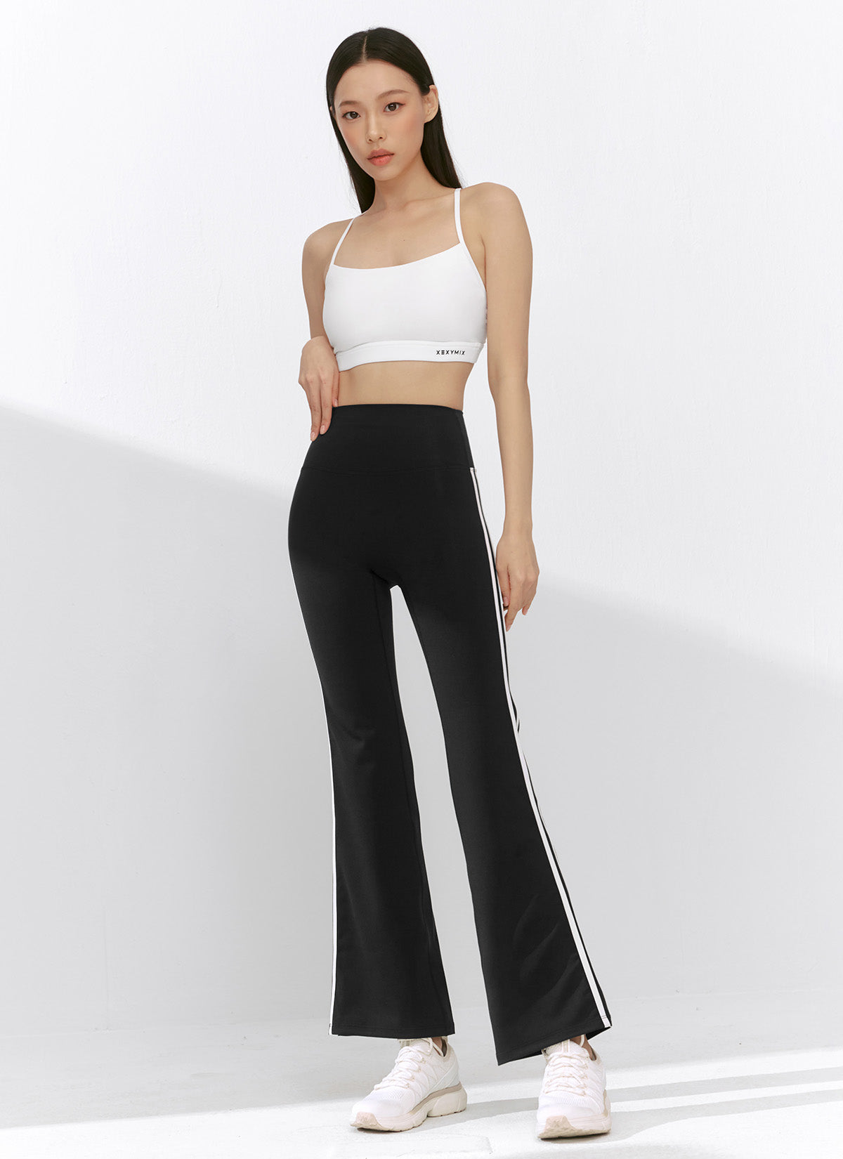 [1+1] Comfort Track Line Boots Cut Leggings