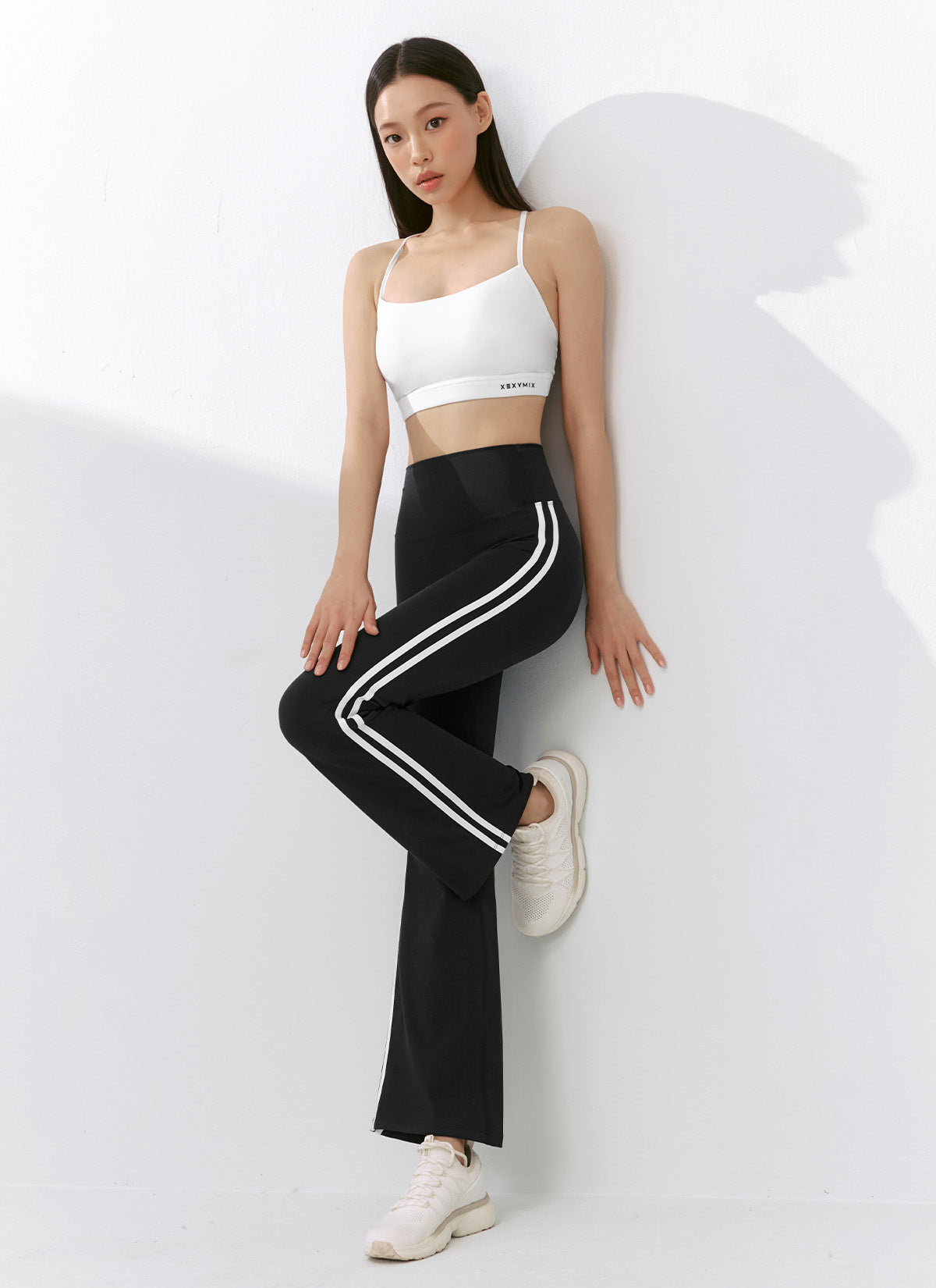 [1+1] Comfort Track Line Boots Cut Leggings