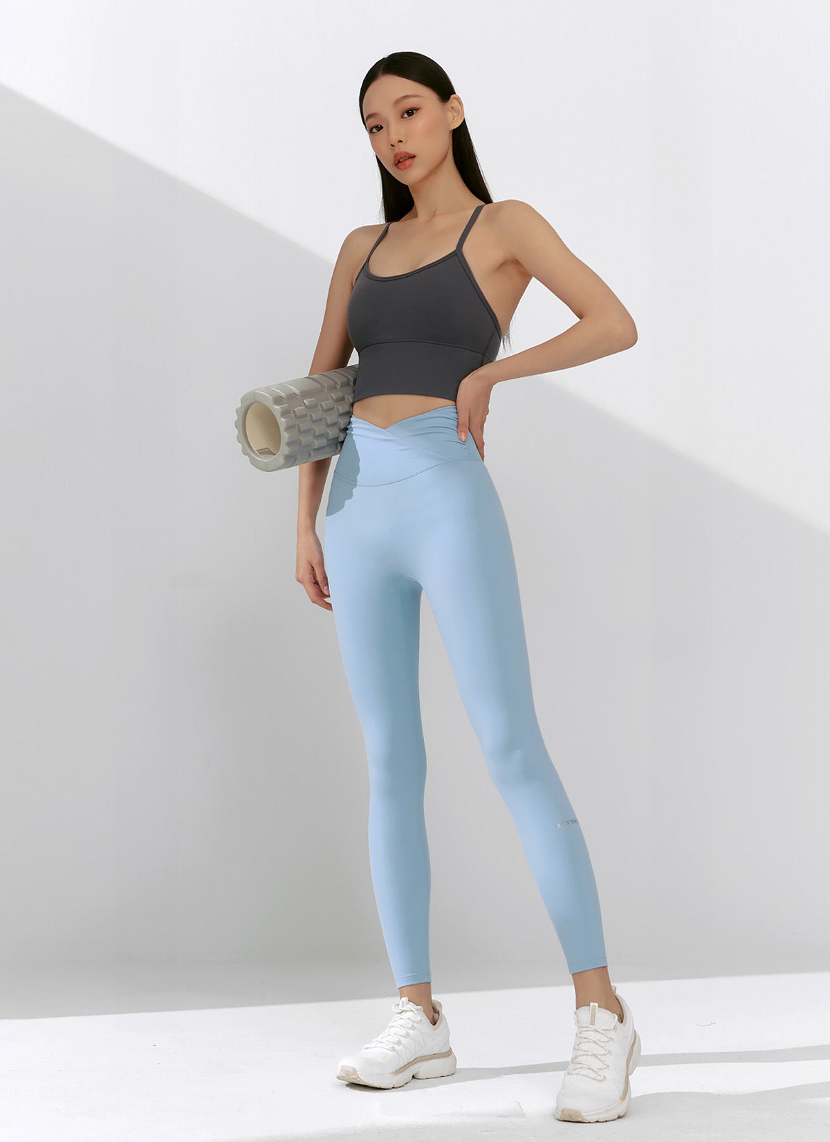Black Label Power Rise Shirring Leggings