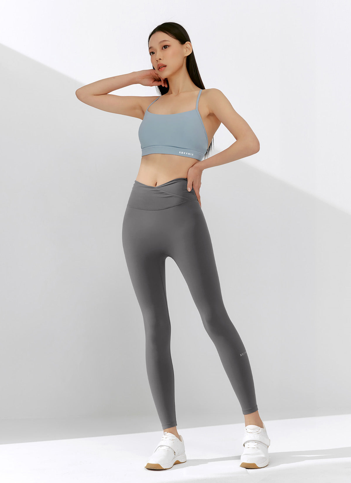 Black Label Power Rise Shirring Leggings