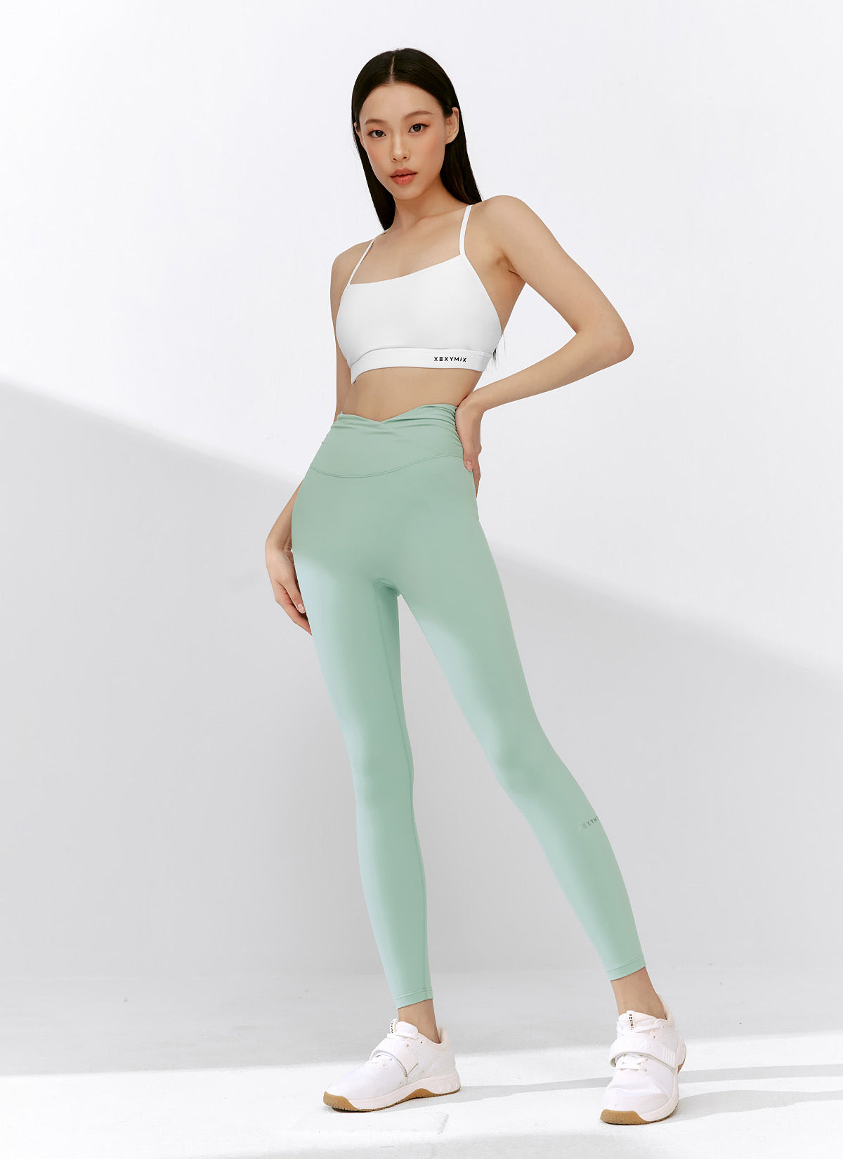 Black Label Power Rise Shirring Leggings