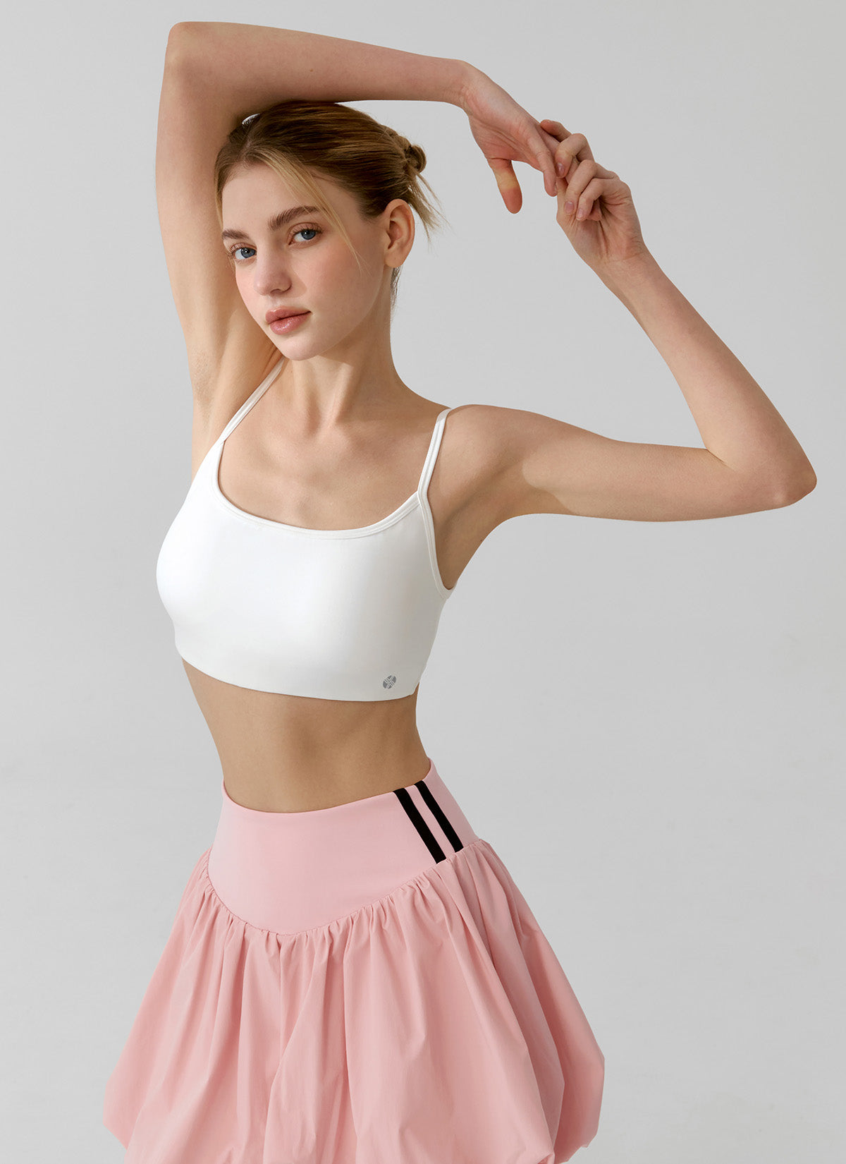 Black Label Power Rise Back Twist Bra Top