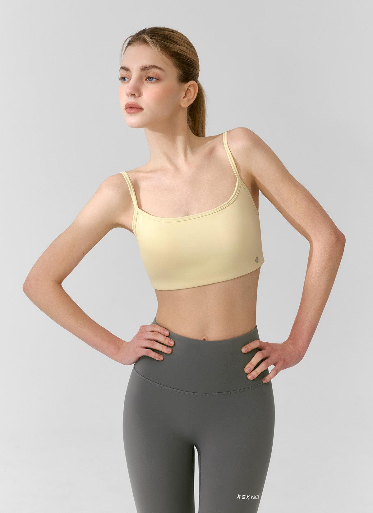 Black Label Power Rise Back Twist Bra Top