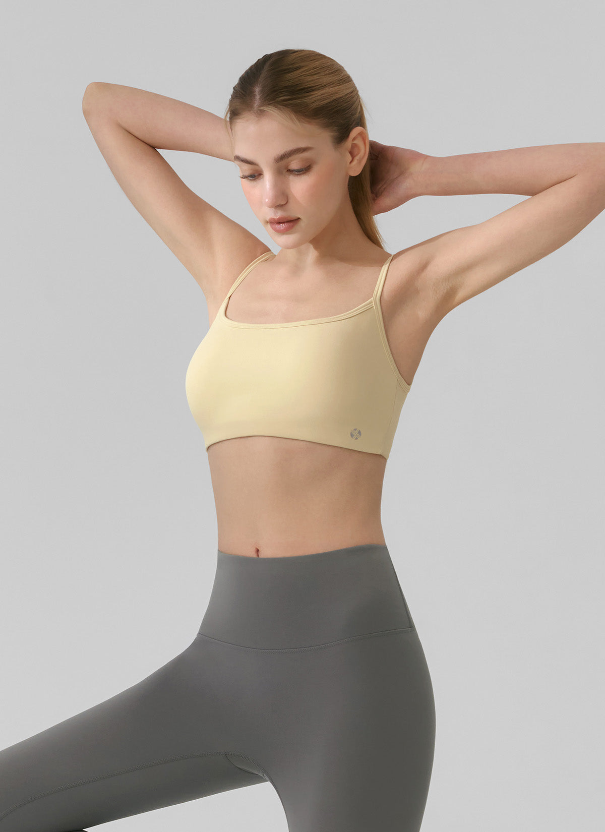 Black Label Power Rise Back Twist Bra Top