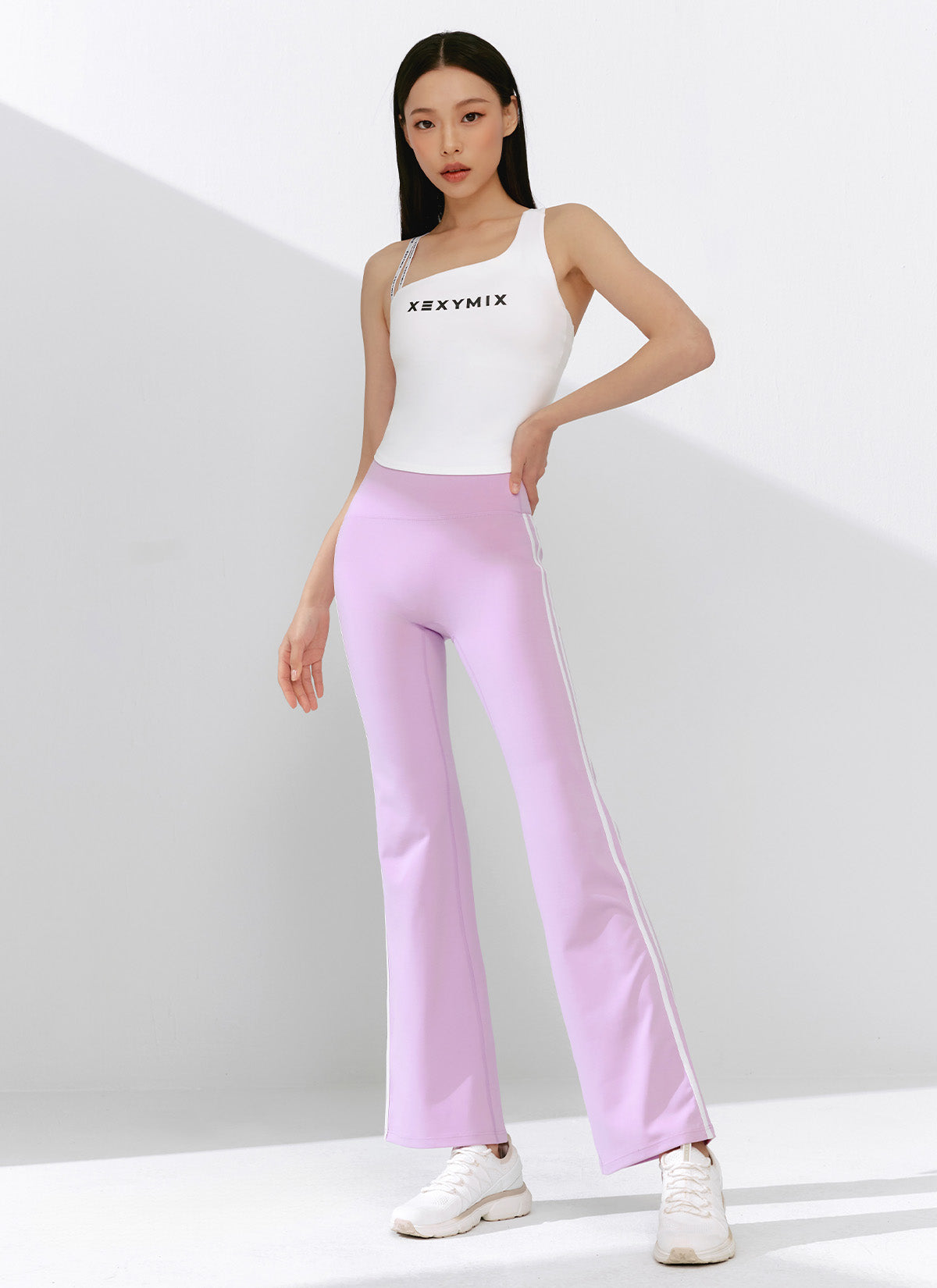 [1+1] Comfort Track Line Boots Cut Leggings