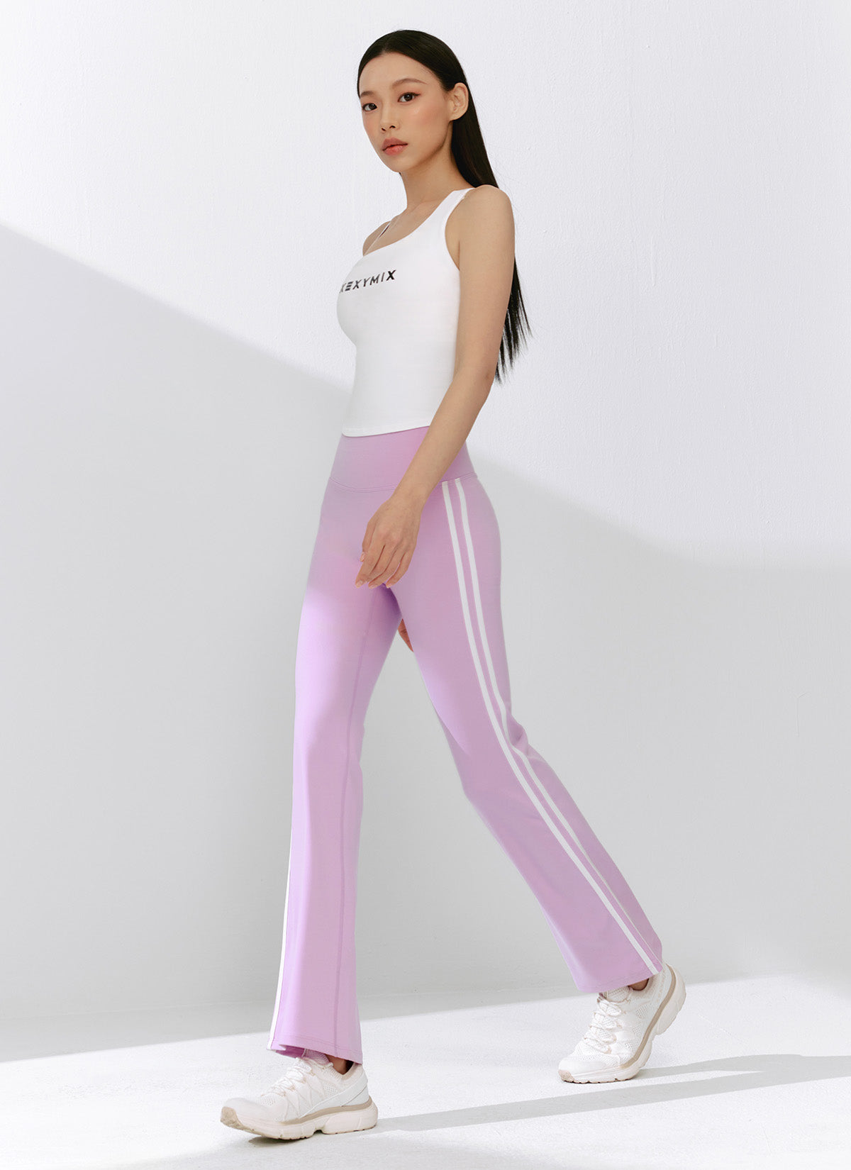 [1+1] Comfort Track Line Boots Cut Leggings