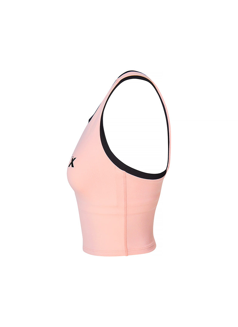 Sporty Logo Color Block Bra Top