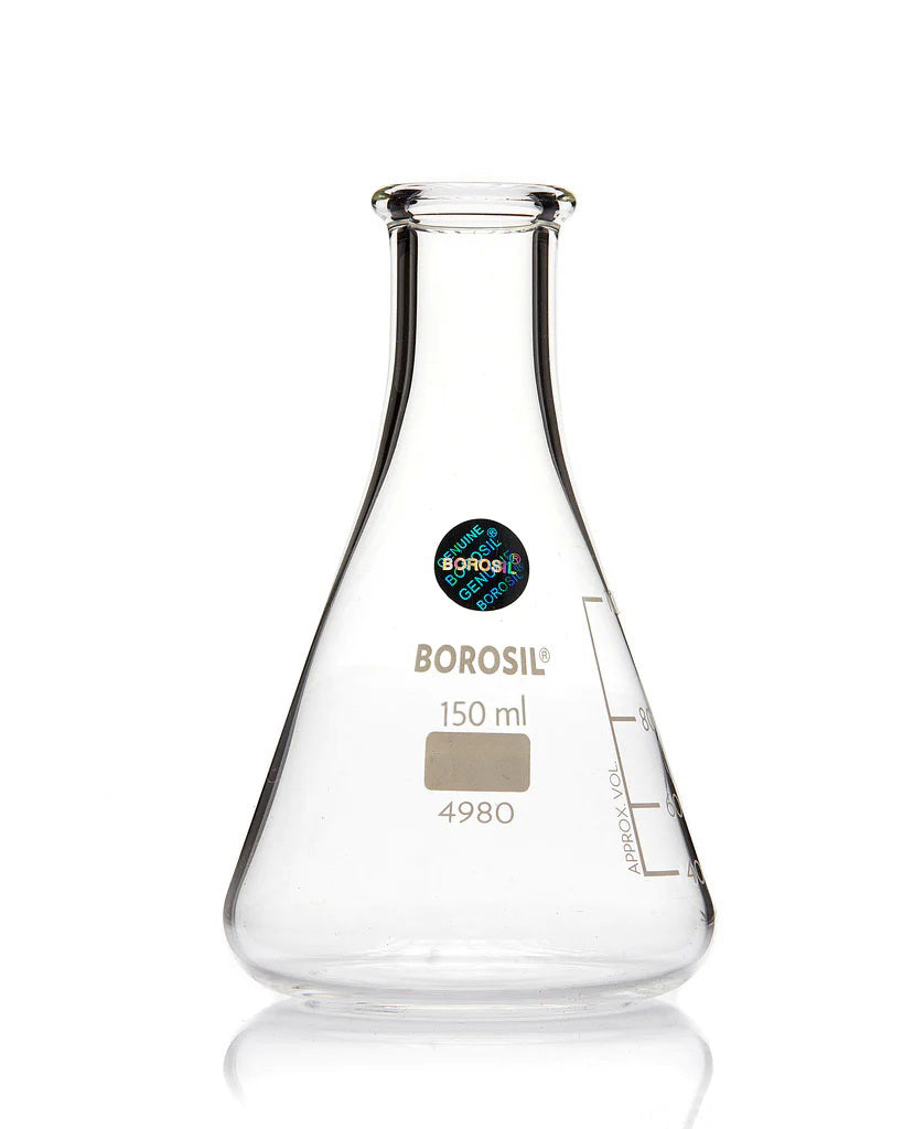 Conical Flask Glass Borosil
