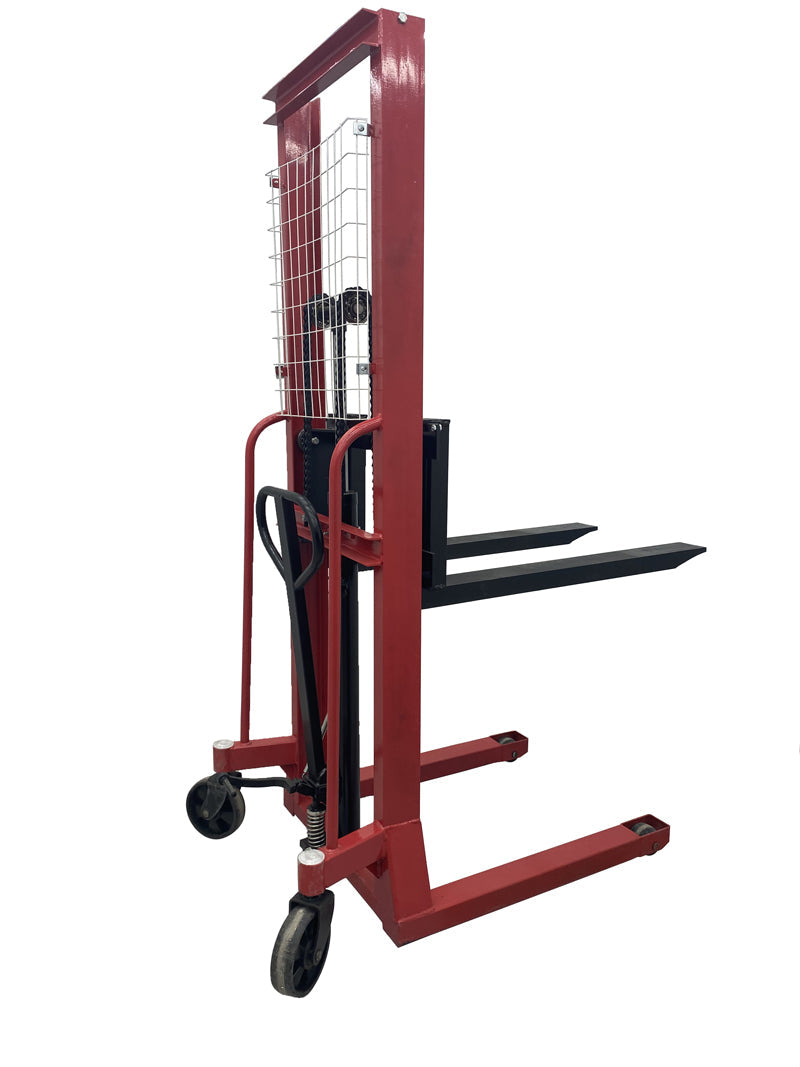2 Ton Manual Hydraulic Pump Walkie Stacker Forklift Reach Pallet