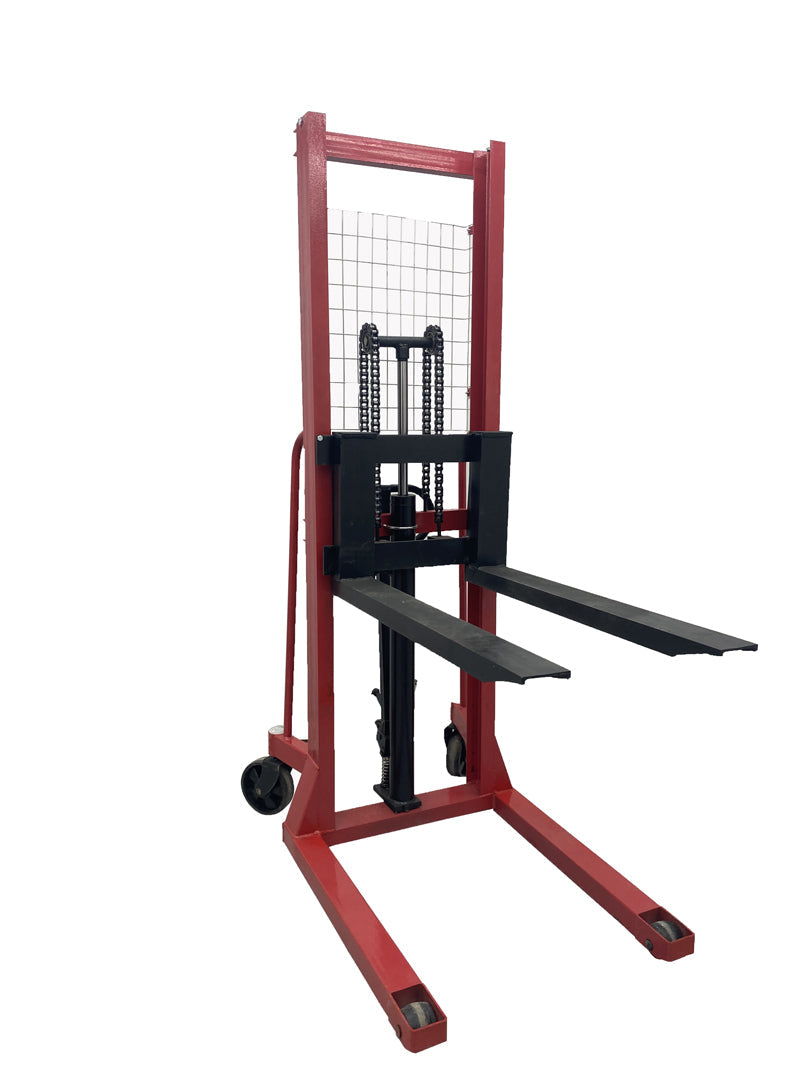 2 Ton Manual Hydraulic Pump Walkie Stacker Forklift Reach Pallet