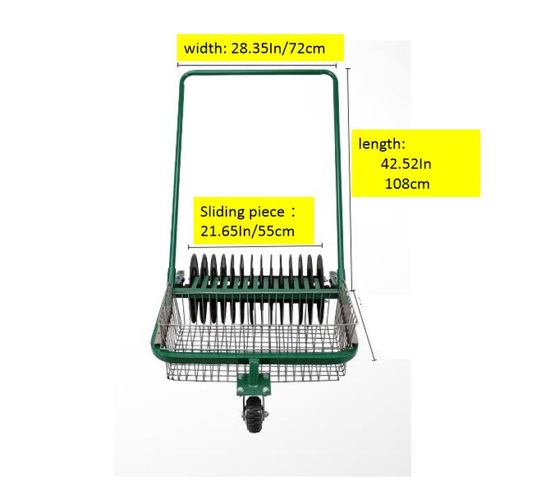 13-track golf course ball picker