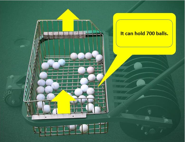 13-track golf course ball picker