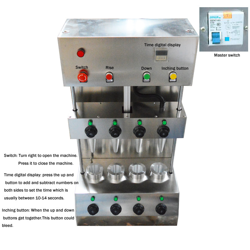 Pizza Cone Forming Machine 110v