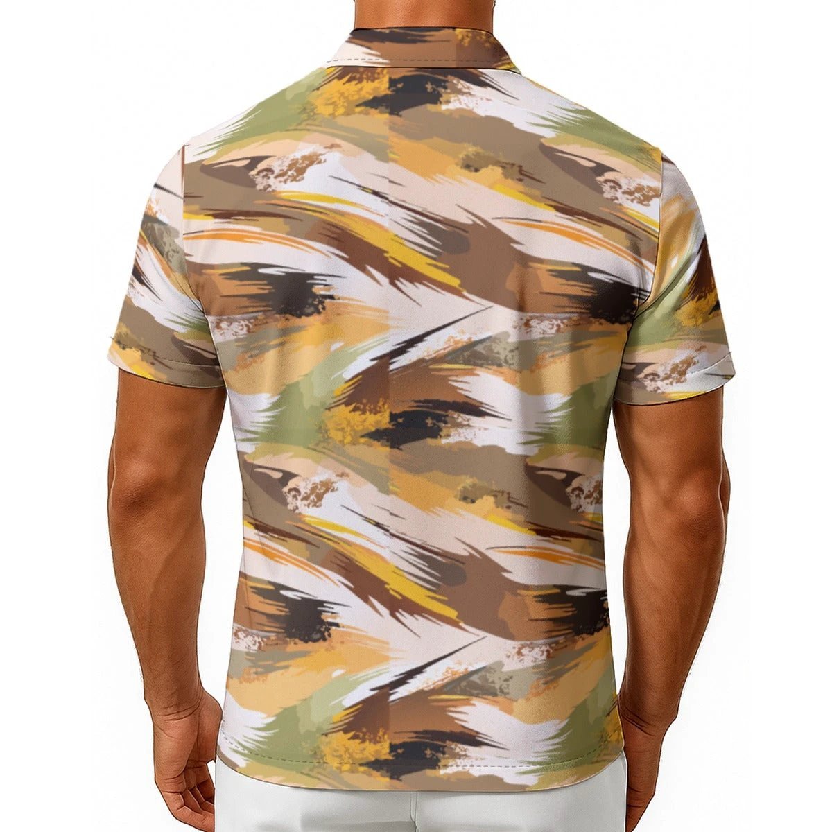Tiger & Crane AOP Men's Hawaiian Shirt | Bold Animal Print Button-Up