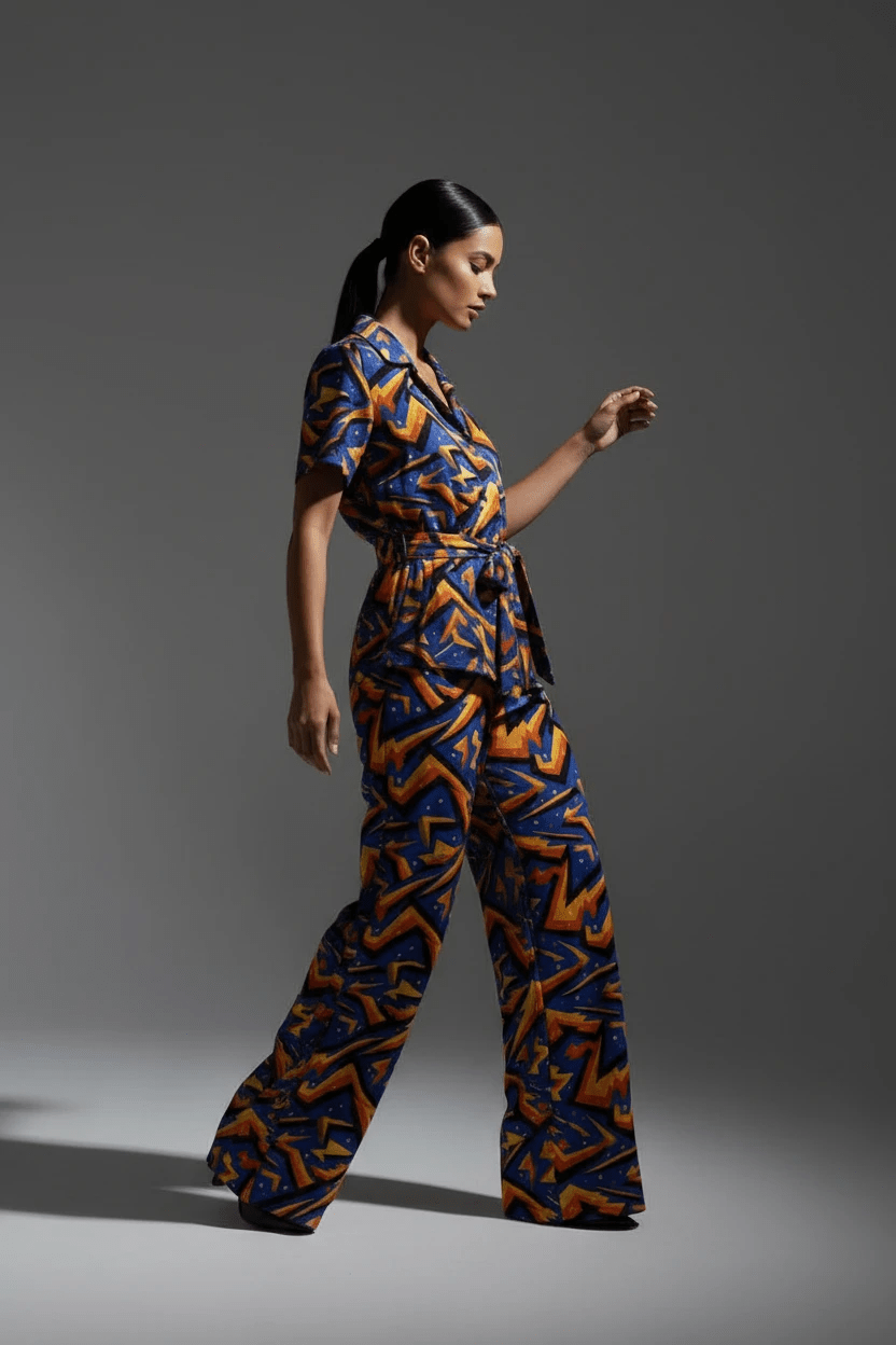 Maximalist Midi Dress for Gallery-Going Self-Expressers — AOP Button-Front Shirt Dress, Festival Statement Dress, Art-Forward Women's Midi