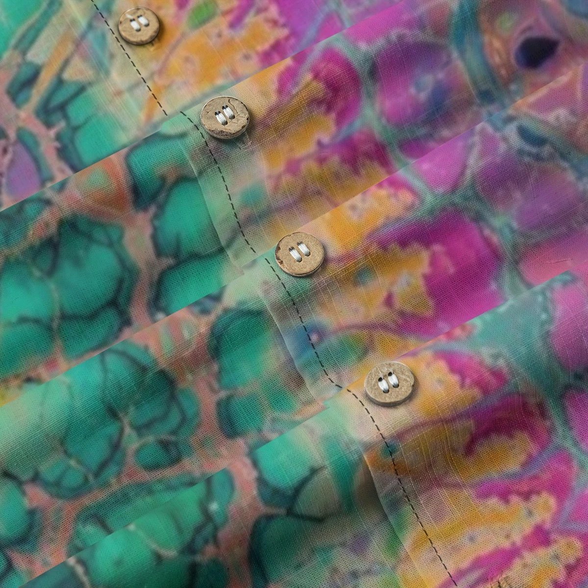 Maximalist Print Men's Hawaiian Shirt | AOP Short Sleeve Summer Button-Down