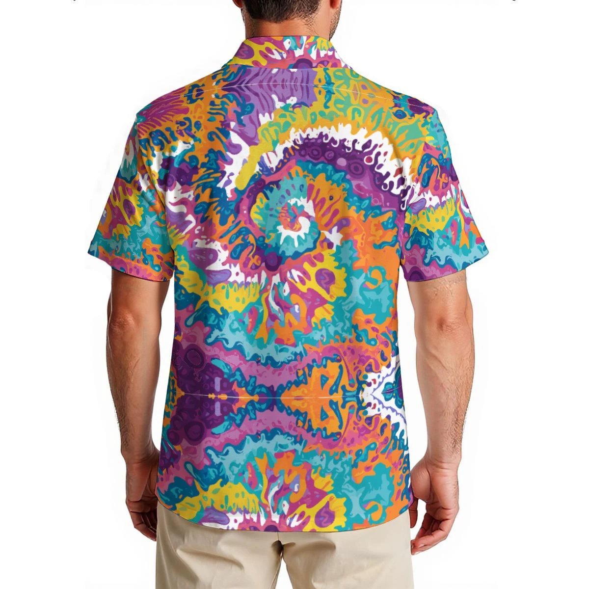 Tropical AOP Hawaiian Shirt | 150GSM Bamboo-Feel Button-Up