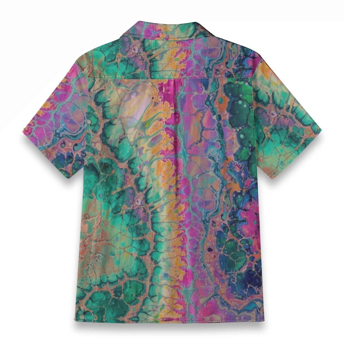 Maximalist Print Men's Hawaiian Shirt | AOP Short Sleeve Summer Button-Down