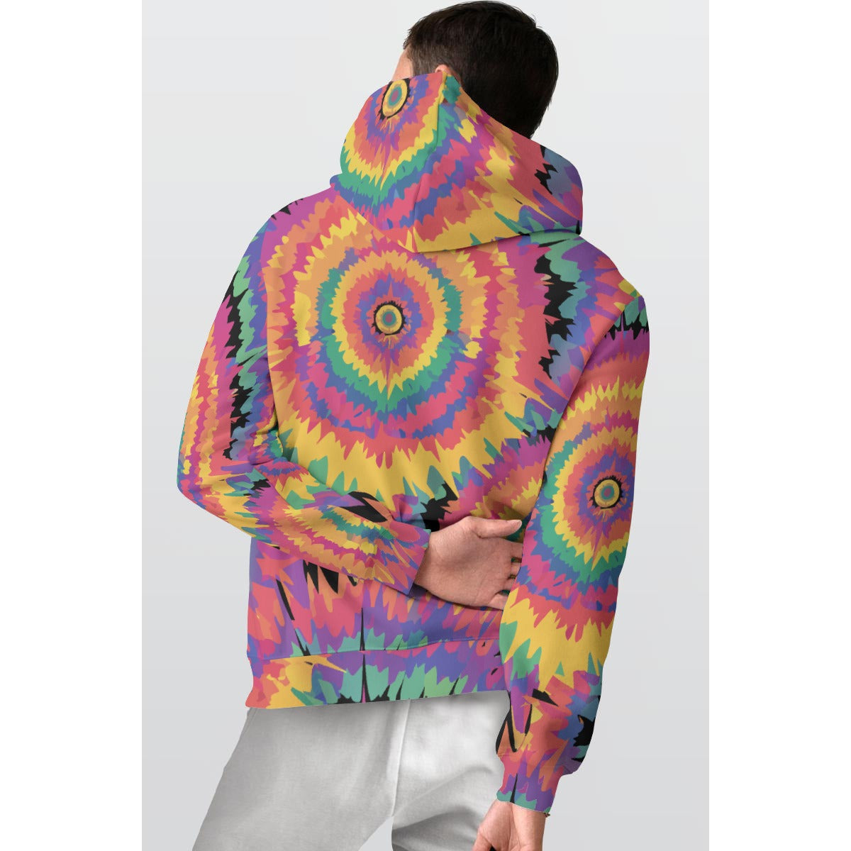 All-Over Print Men's Thicken Pullover Hoodie