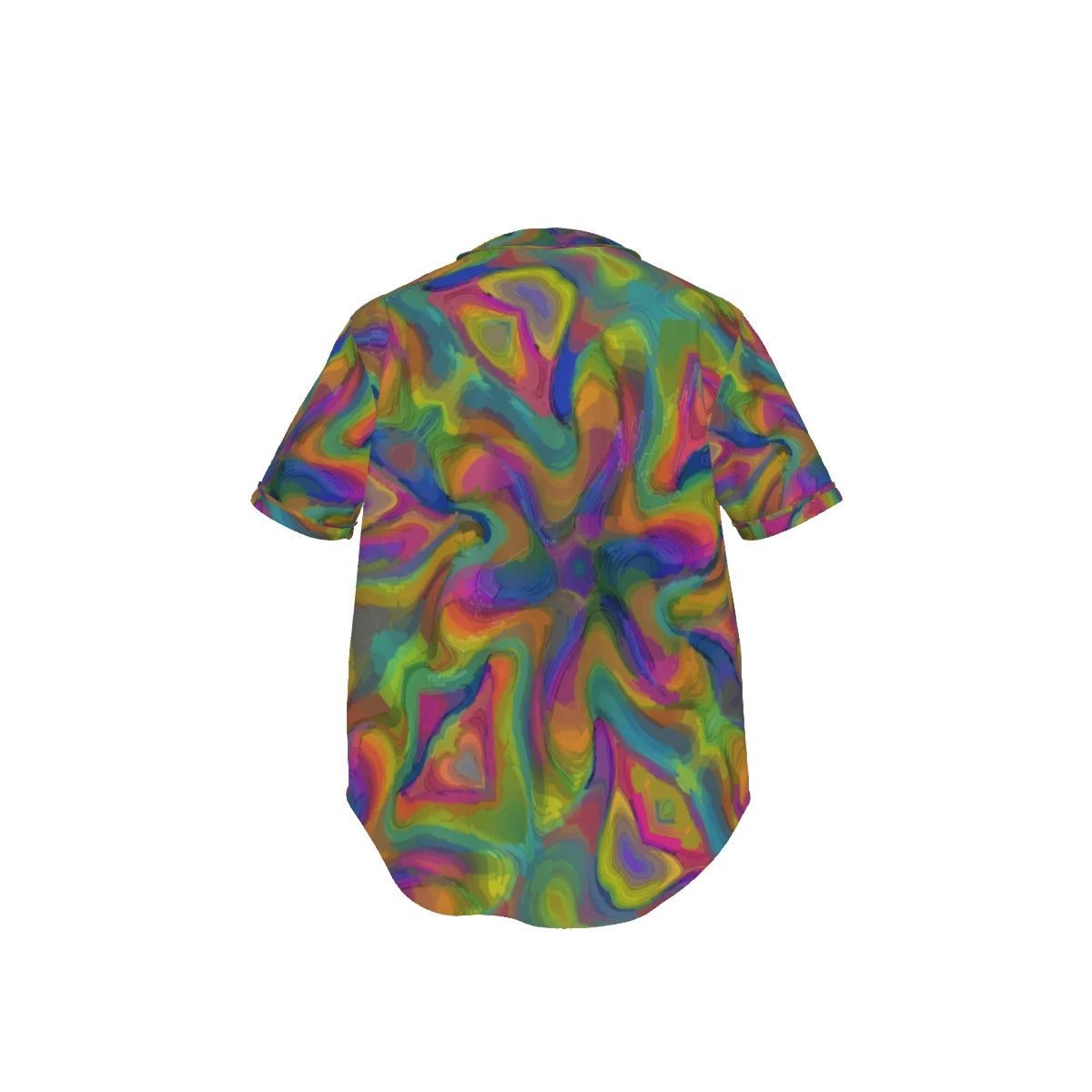 Holographic Collectors Card AOP Baseball Jersey for Streetwear Collectors — All-Over Print Statement Athletic Top, Gift for Him