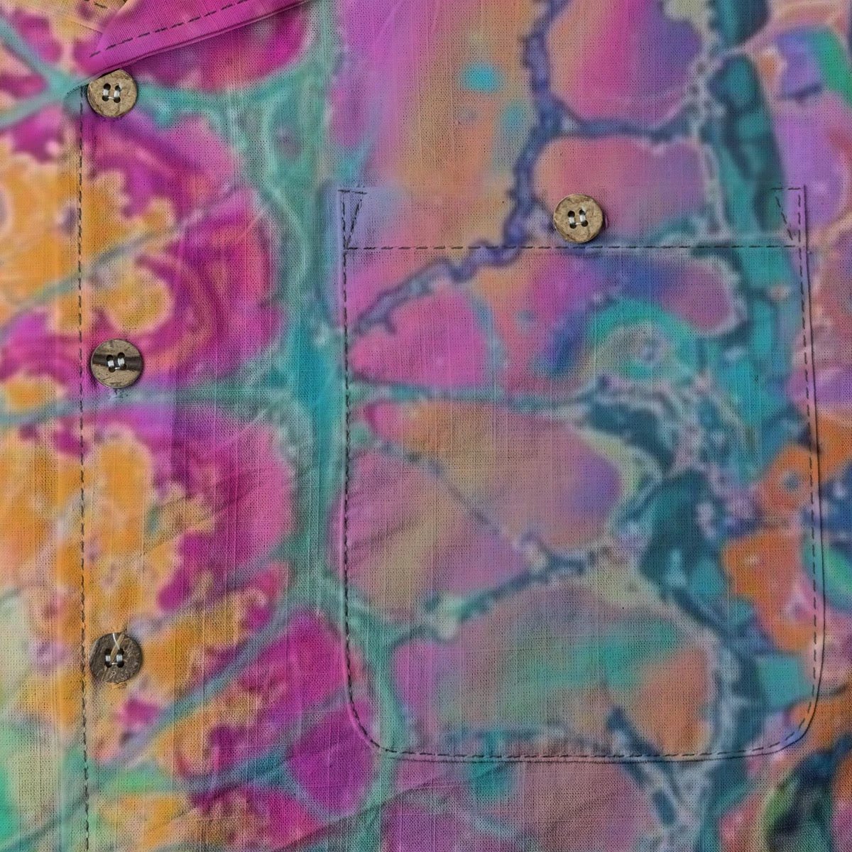 Maximalist Print Men's Hawaiian Shirt | AOP Short Sleeve Summer Button-Down