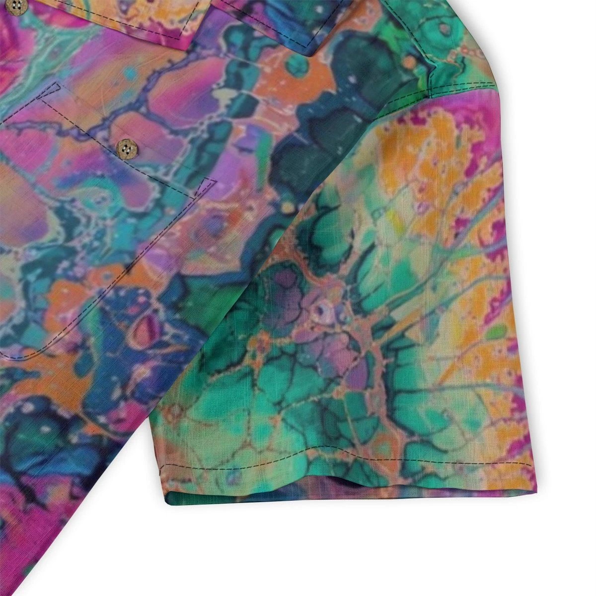 Maximalist Print Men's Hawaiian Shirt | AOP Short Sleeve Summer Button-Down