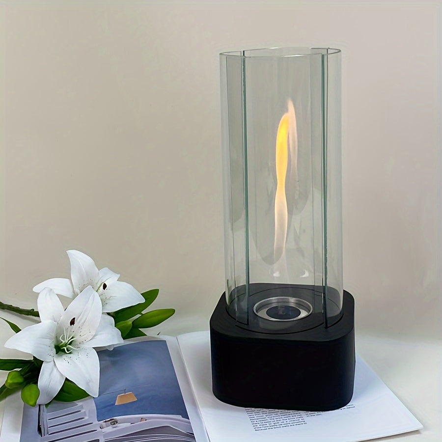 Square Swirl Tabletop Fireplace- HMT14TF