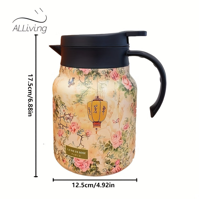 Stainless Steel Flower Tea Infuser Pot-7JYH