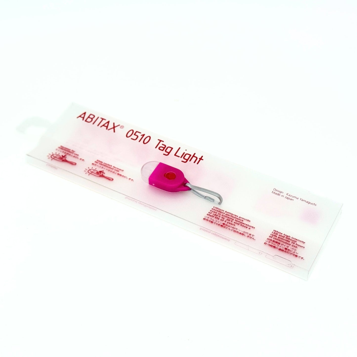 ABITAX Tag Light　ピンク