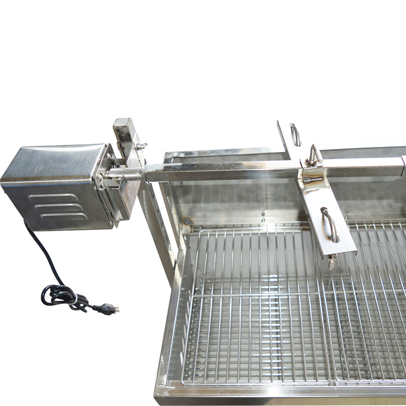 110V Stainless Steel Spit Roaster