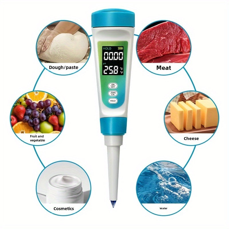 Semi-Solid PH Testing Pen for Foods & Cosmetics TJR7M8B