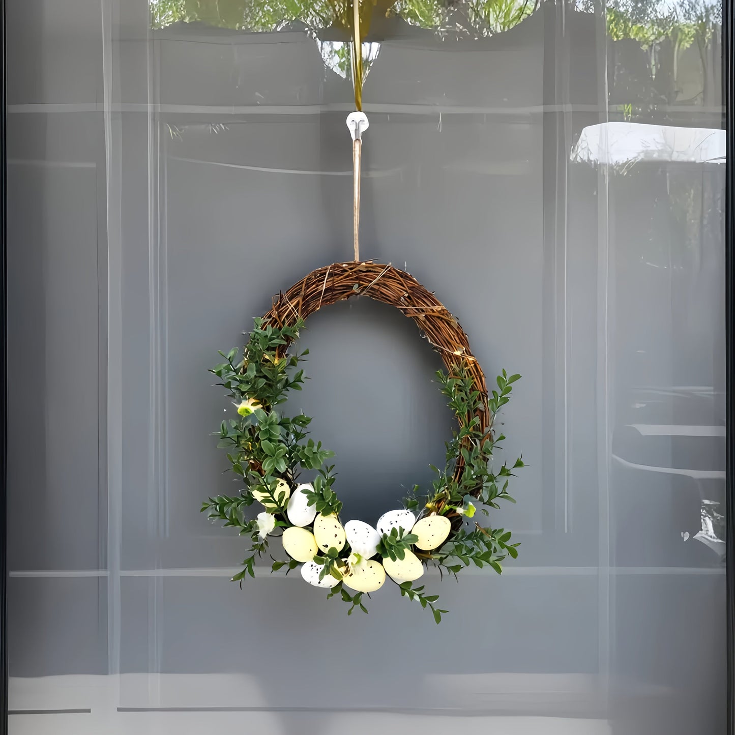 Elegant 11-Inch Floral Wall Decor - O2EC