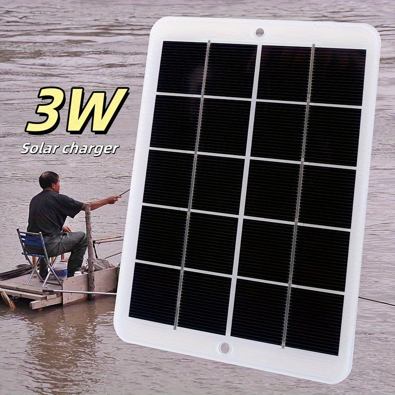 Portable Monocrystalline Solar Charger with USB - TJR6Q3Y