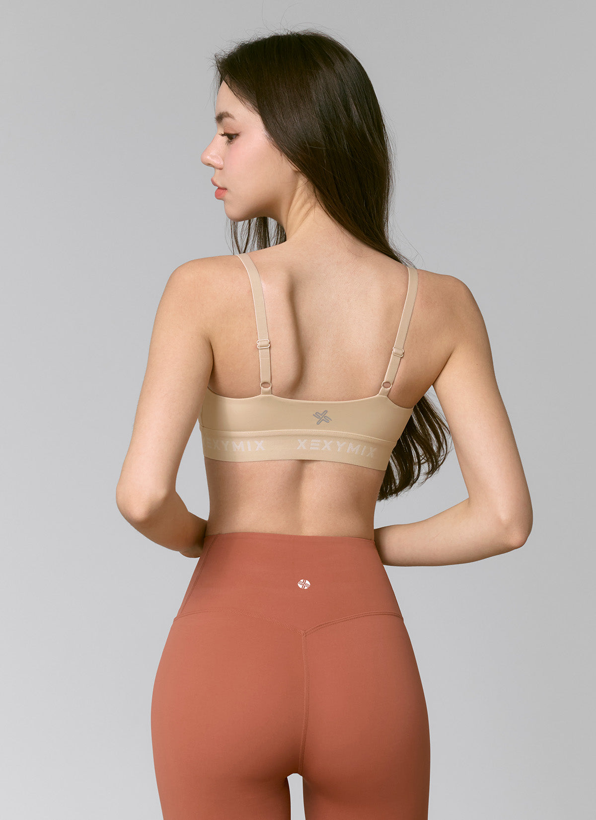 Black Label Signature Power Rise Logo Band Bra Top