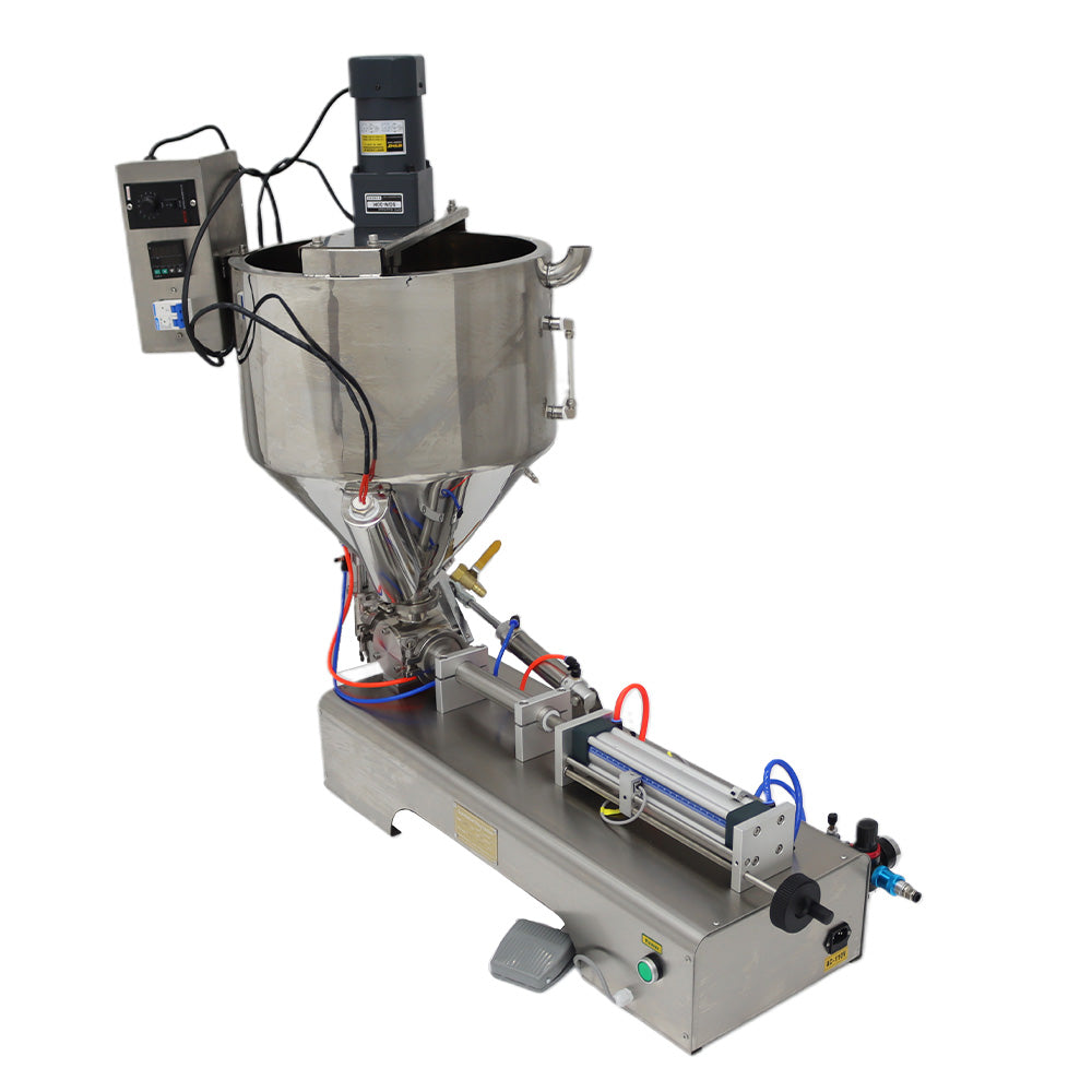 110V Paste Liquid Heating  Stirring Filling Machine
