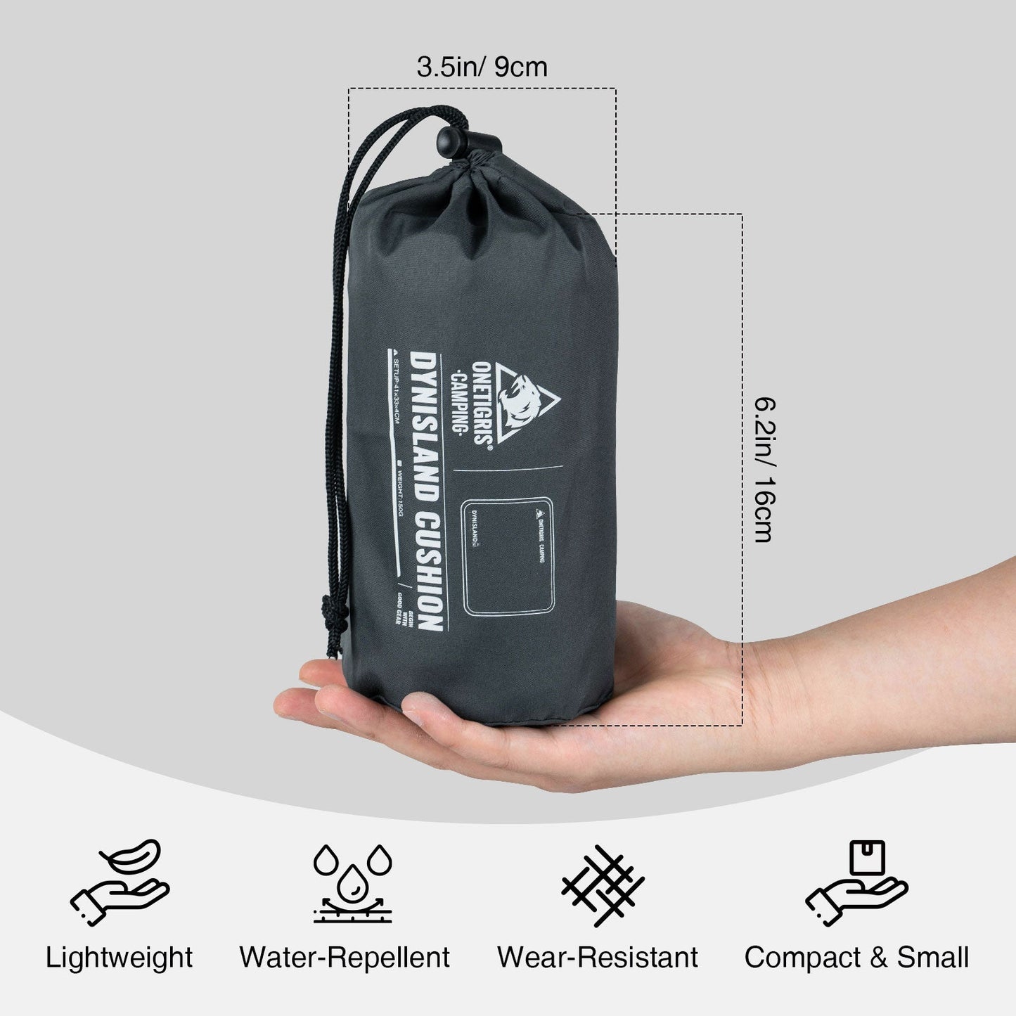 DYNISLAND SELF-INFLATING SEAT CUSHION