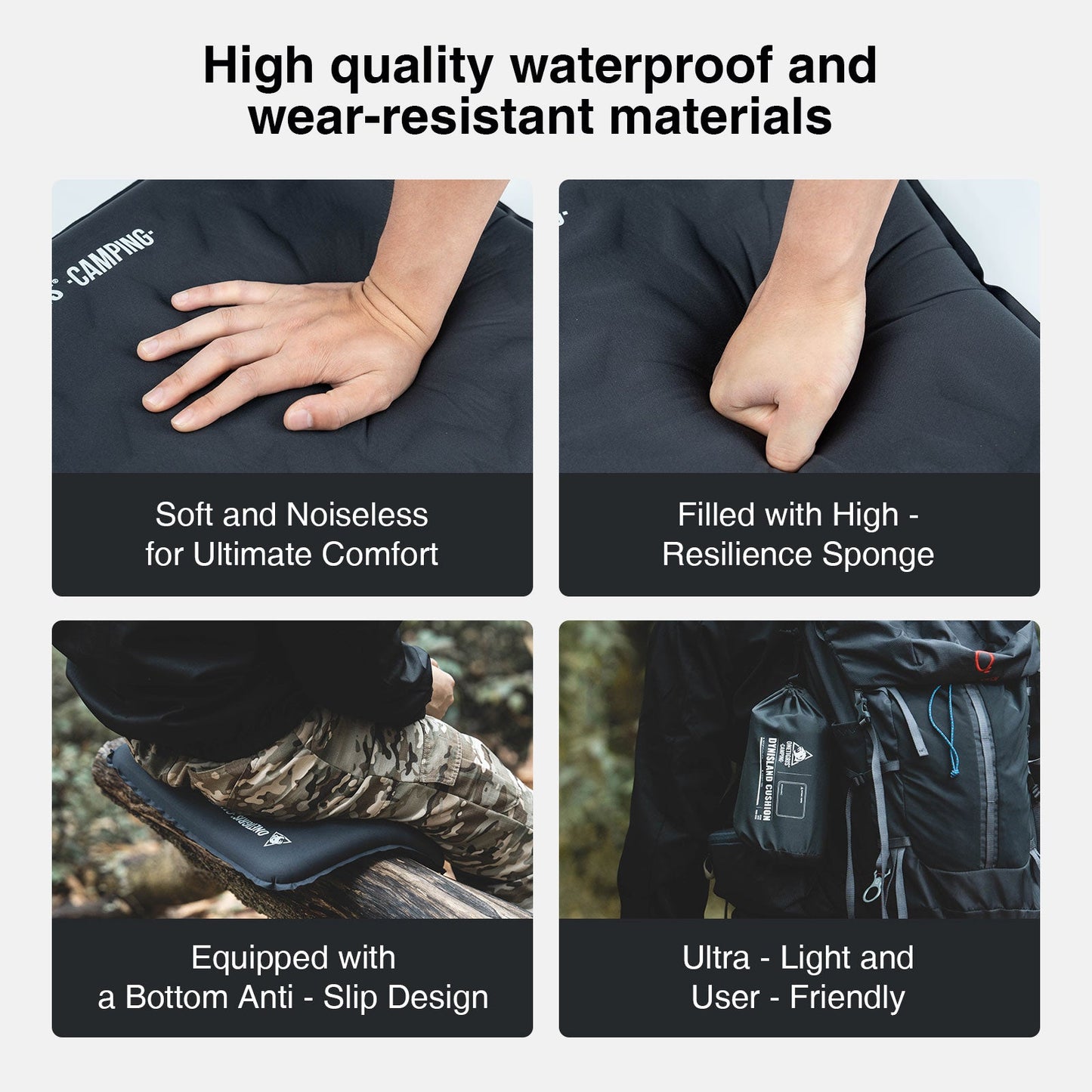 DYNISLAND SELF-INFLATING SEAT CUSHION