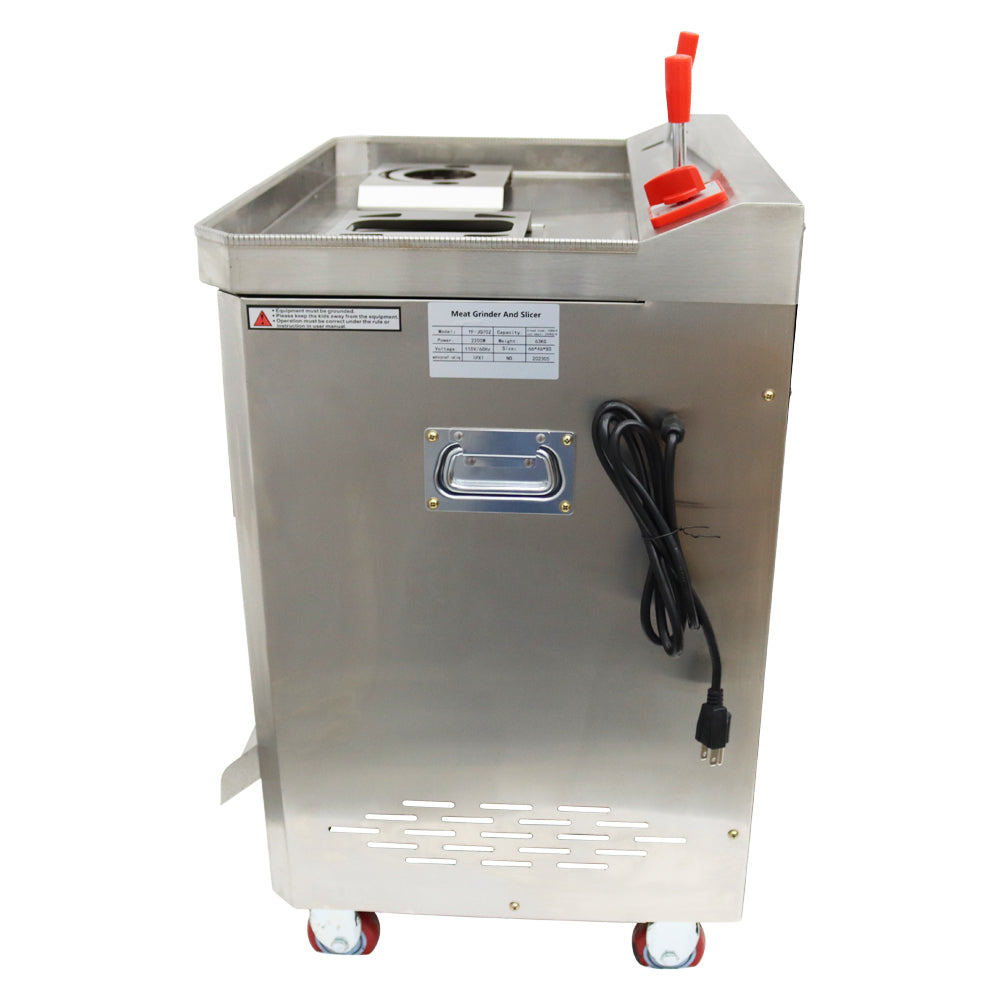 Mincing and cutting dual-purpose meat cutter