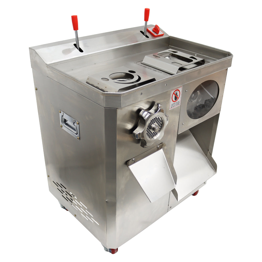 Mincing and cutting dual-purpose meat cutter