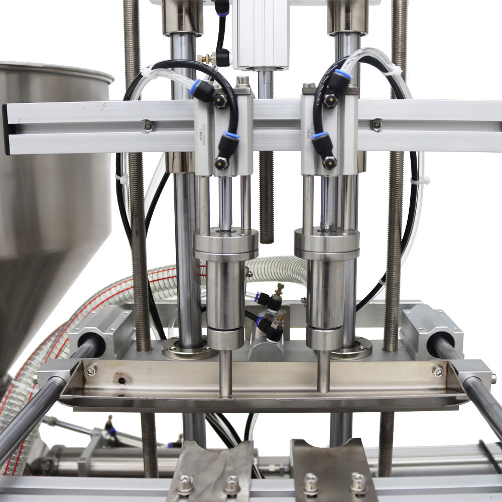 110V Desktop double  head paste filling machine