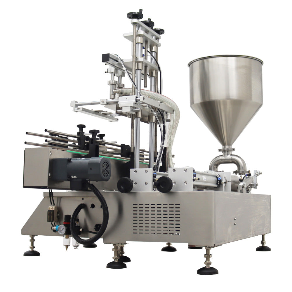 110V Desktop double  head paste filling machine