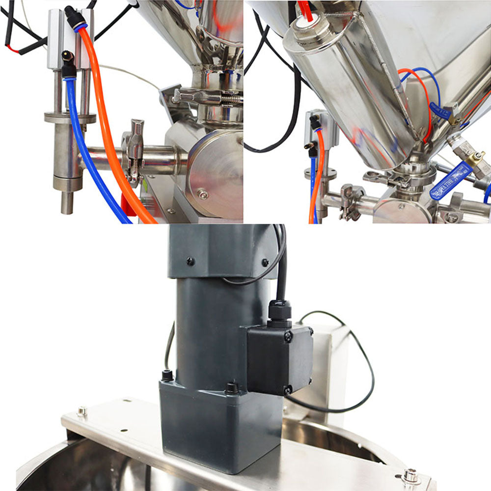 110V Paste Liquid Heating  Stirring Filling Machine