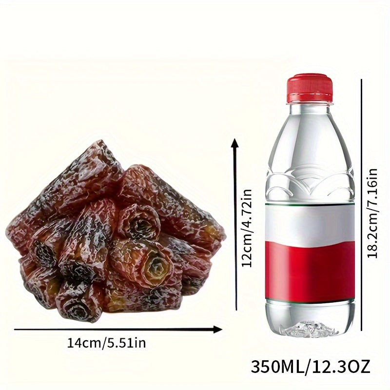 Battery-Powered LED Resin Charcoal Flame Lamp TJR8M3F