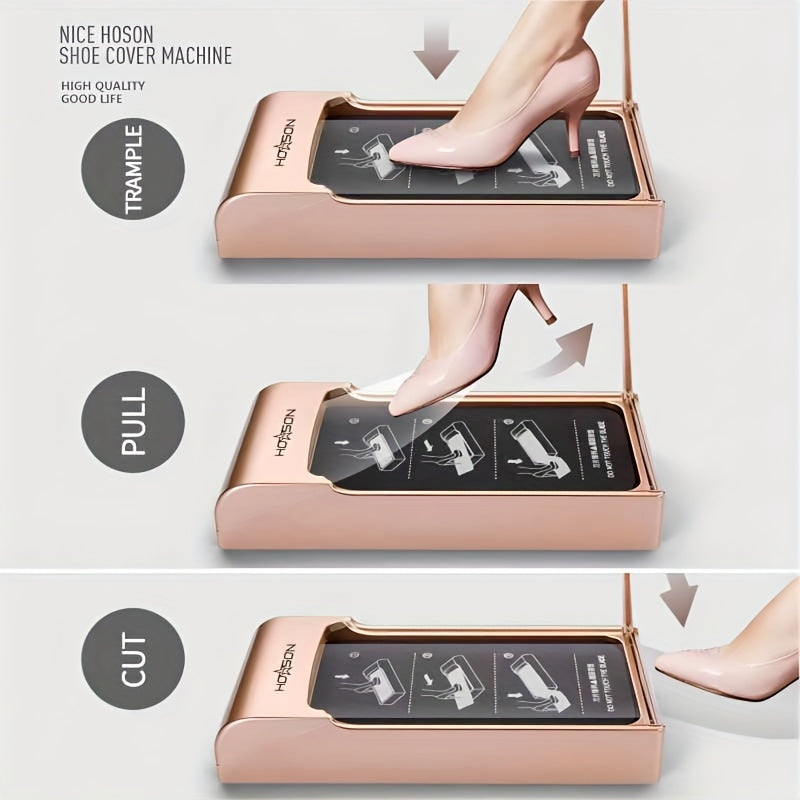 Adhesive Shoe Cover Machine for Hygienic Home Use-OFJZ