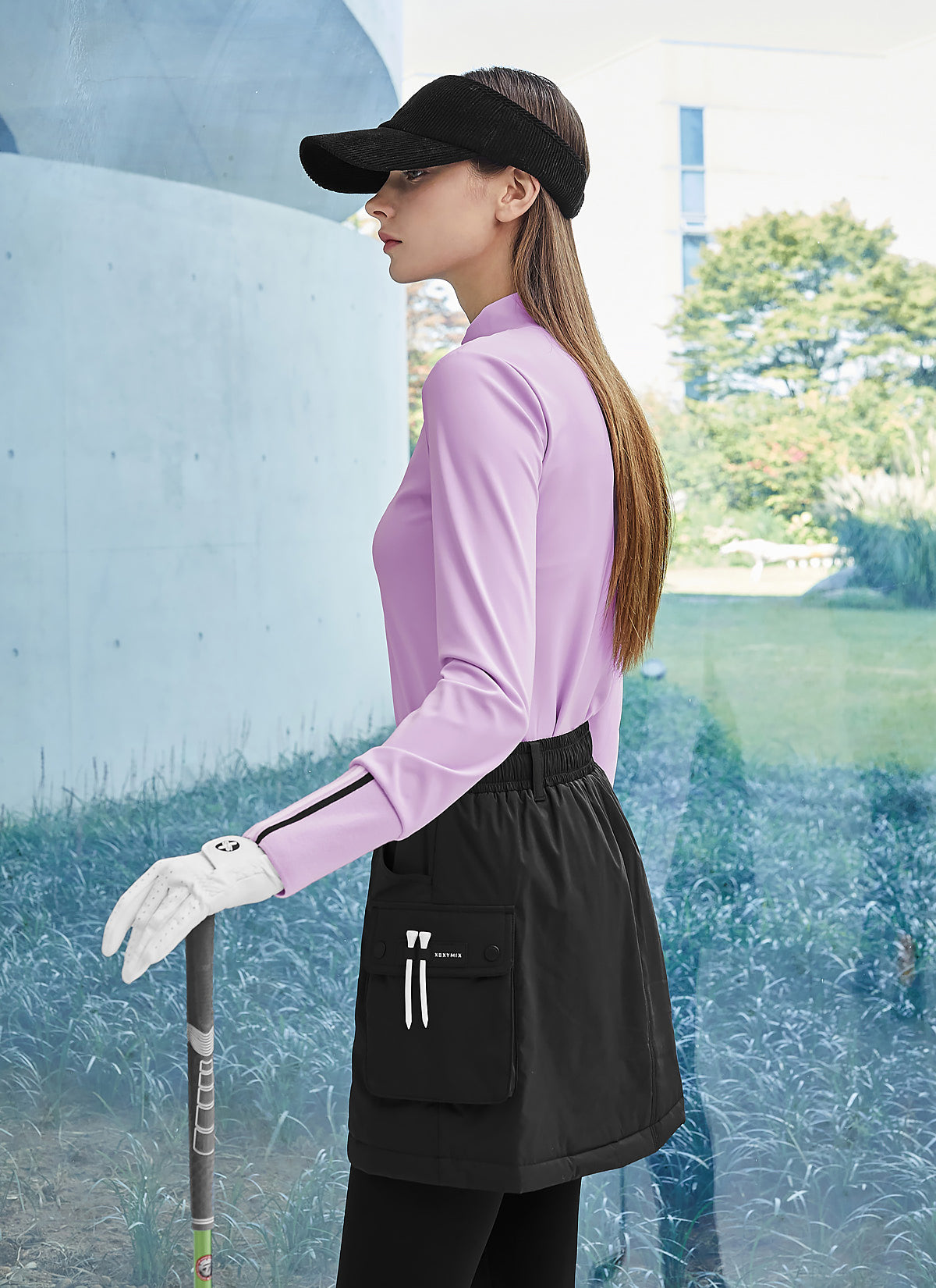 Out Pocket Padded Mini Skirt