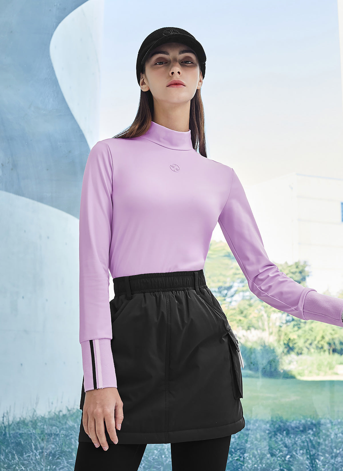 Out Pocket Padded Mini Skirt