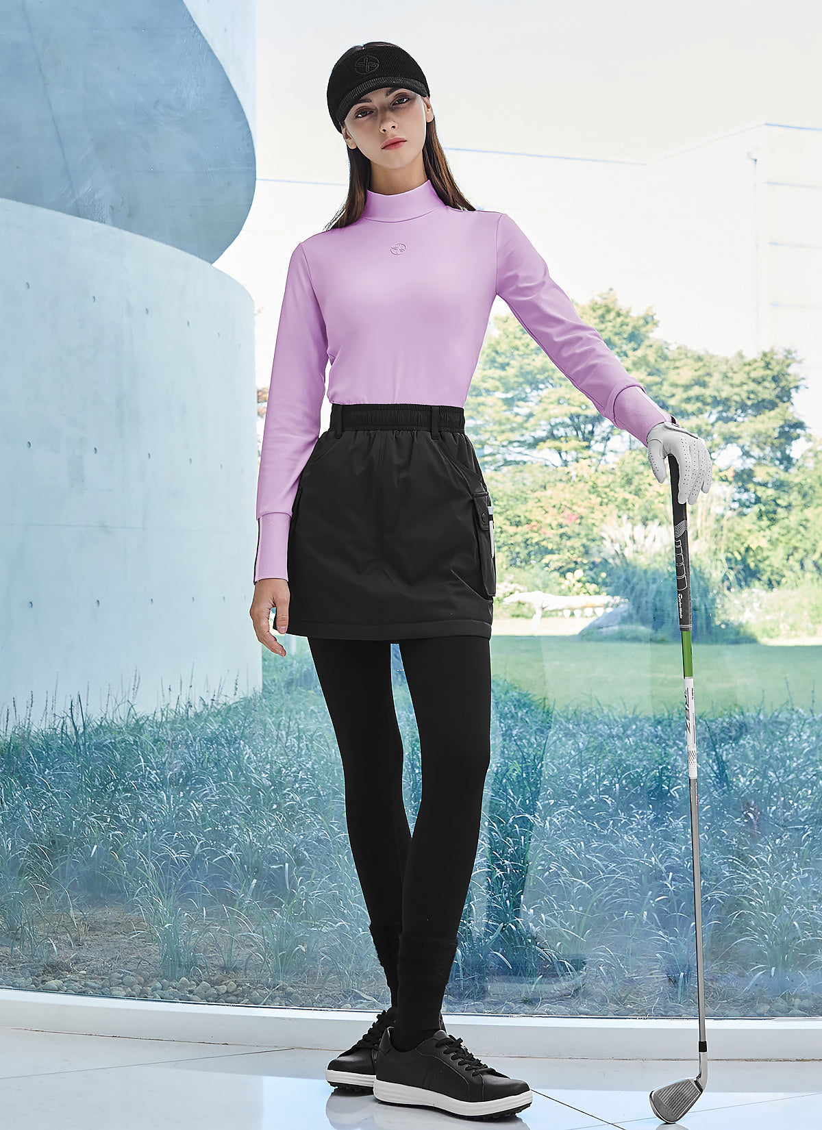 Out Pocket Padded Mini Skirt