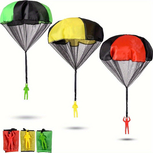 3 Pack Small Outdoor Parachute Toy for Kids TJR5M7P