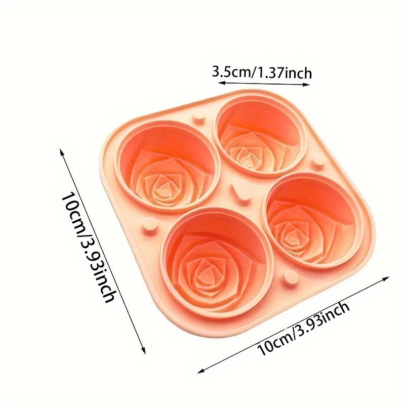 Rose Ice Cube Mold Tray-GZ93